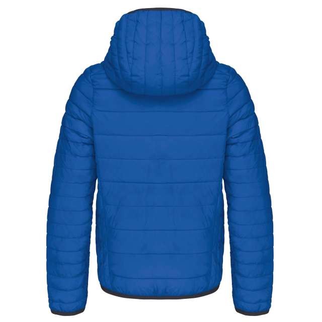 KIDS' LIGHTWEIGHT HOODED PADDED JACKET