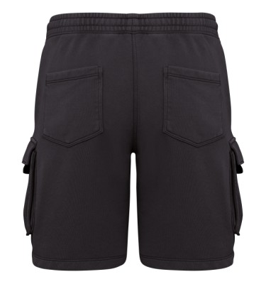 MEN’S FRENCH TERRY WASHED  EFFECT CARGO SHORTS