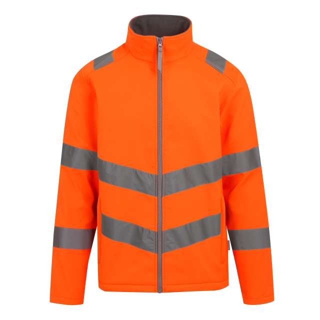 HI-VIS PRO CONTRACT ABLAZE 2 LAYER SOFTSHELL JACKET (CLASS 3)