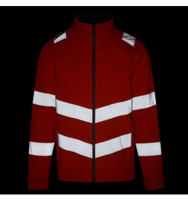 HI-VIS PRO CONTRACT ABLAZE 2 LAYER SOFTSHELL JACKET (CLASS 3)