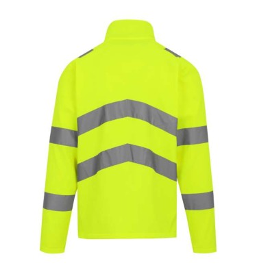 HI-VIS PRO CONTRACT ABLAZE 2 LAYER SOFTSHELL JACKET (CLASS 3)