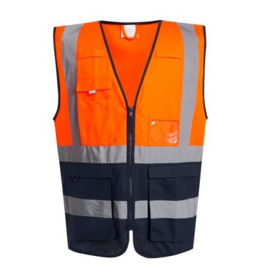 Orange/navy