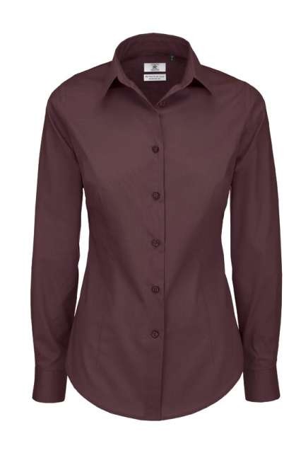 B&C BLACK TIE LSL /WOMEN