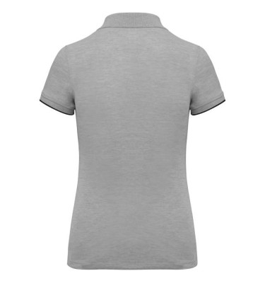 LADIES' SHORT-SLEEVED CONTRASTING DAYTODAY POLO SHIRT