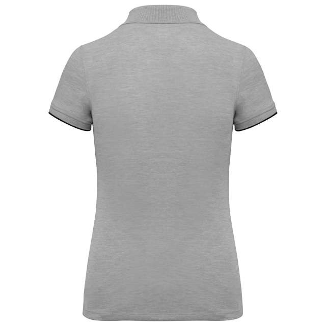 LADIES' SHORT-SLEEVED CONTRASTING DAYTODAY POLO SHIRT