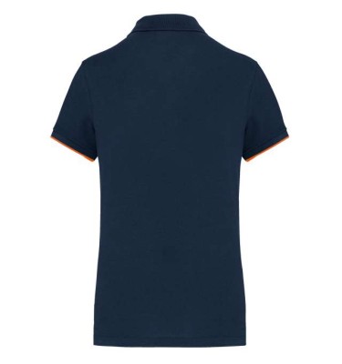 LADIES' SHORT-SLEEVED CONTRASTING DAYTODAY POLO SHIRT