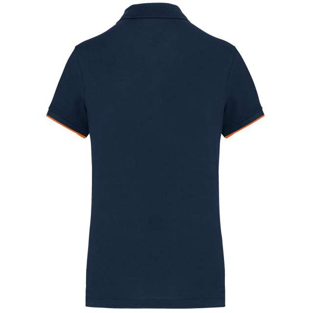 LADIES' SHORT-SLEEVED CONTRASTING DAYTODAY POLO SHIRT