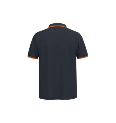 MEN'S SHORT-SLEEVED POLOSHIRT WITH CONTRASTING PIPING