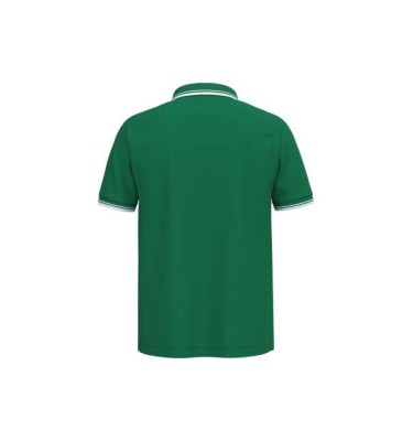 MEN'S SHORT-SLEEVED POLOSHIRT WITH CONTRASTING PIPING