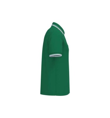 MEN'S SHORT-SLEEVED POLOSHIRT WITH CONTRASTING PIPING