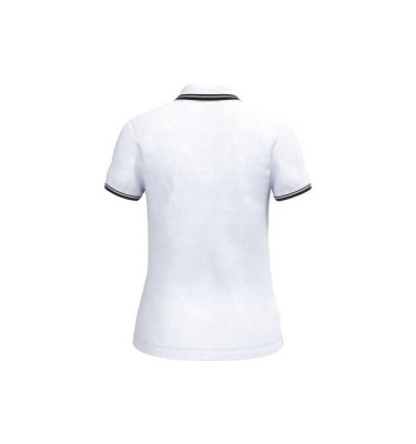 LADIE'S SHORT-SLEEVED POLOSHIRT WITH CONTRASTING PIPING