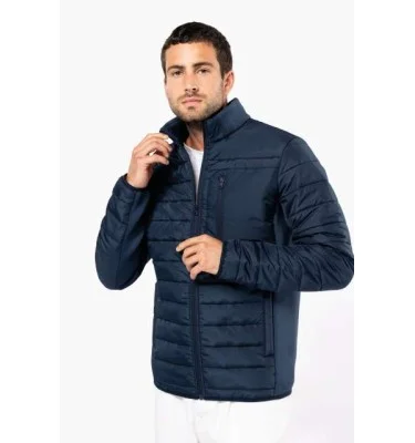 MEN'S BI-MATERIAL PADDED JACKET