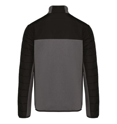 MEN'S BI-MATERIAL PADDED JACKET