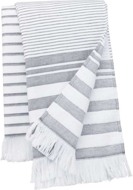 STRIPED FRINGED FOUTA
