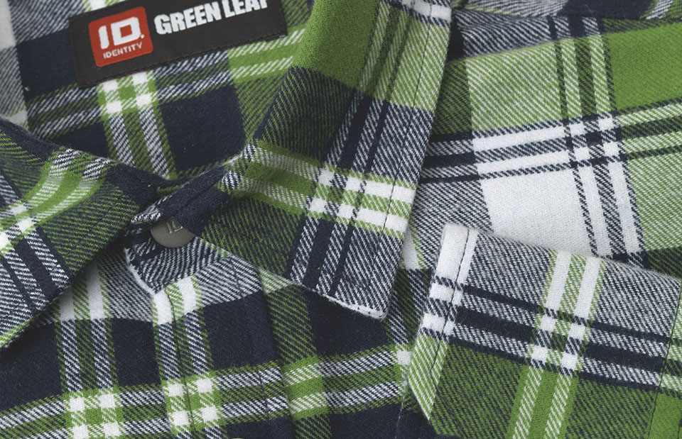 Koszula green leaf | napy