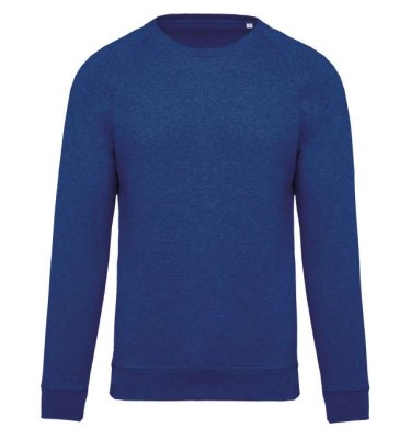 MEN'S ORGANIC COTTON CREW NECK RAGLAN SLEEVE SWEATSHIRT