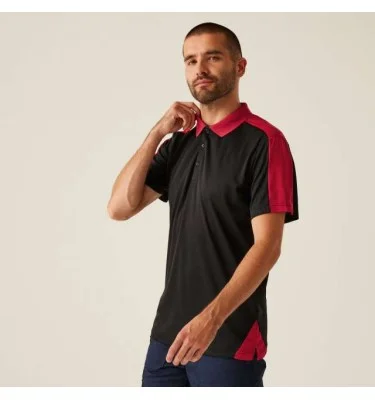 CONTRAST QUICK WICKING POLO SHIRT