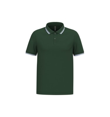 Forest green/white