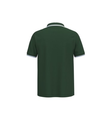 MEN'S SHORT-SLEEVED POLOSHIRT WITH CONTRASTING PIPING