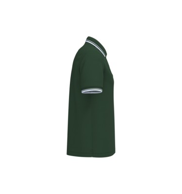 MEN'S SHORT-SLEEVED POLOSHIRT WITH CONTRASTING PIPING