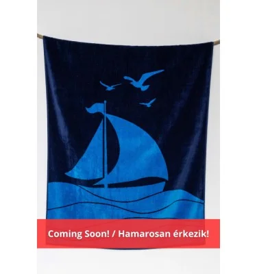 OLIMA „SAILING BOAT” YD VELOUR BEACH TOWEL