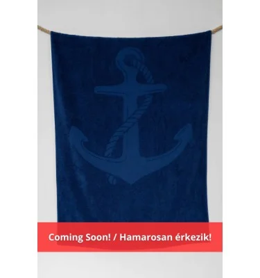 OLIMA „ANCHOR” JACQUARD BEACH TOWEL