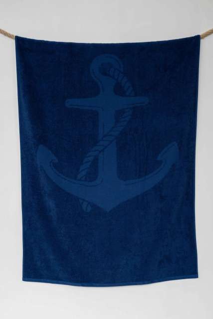 OLIMA „ANCHOR” JACQUARD BEACH TOWEL