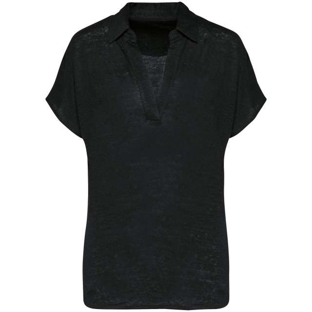 LADIES’ LINEN POLO SHIRT