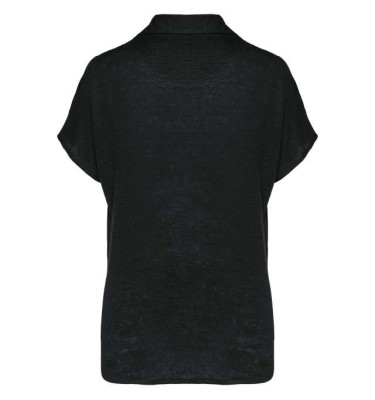 LADIES’ LINEN POLO SHIRT