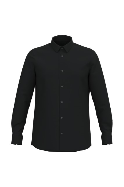 MEN LONG-SLEEVED EASY CARE SHIRT WITHOUT POCKET