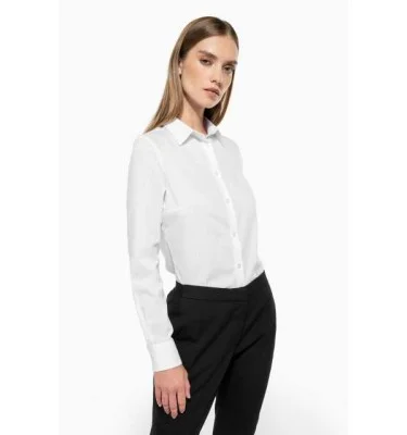 LADIES' POPLIN EASY CARE POLYCOTTON SHIRT