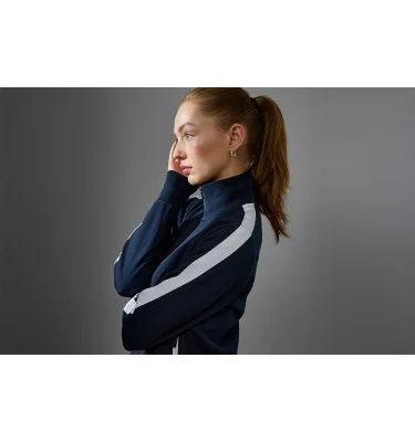 Bluza kardigan | kontrastowa | damska