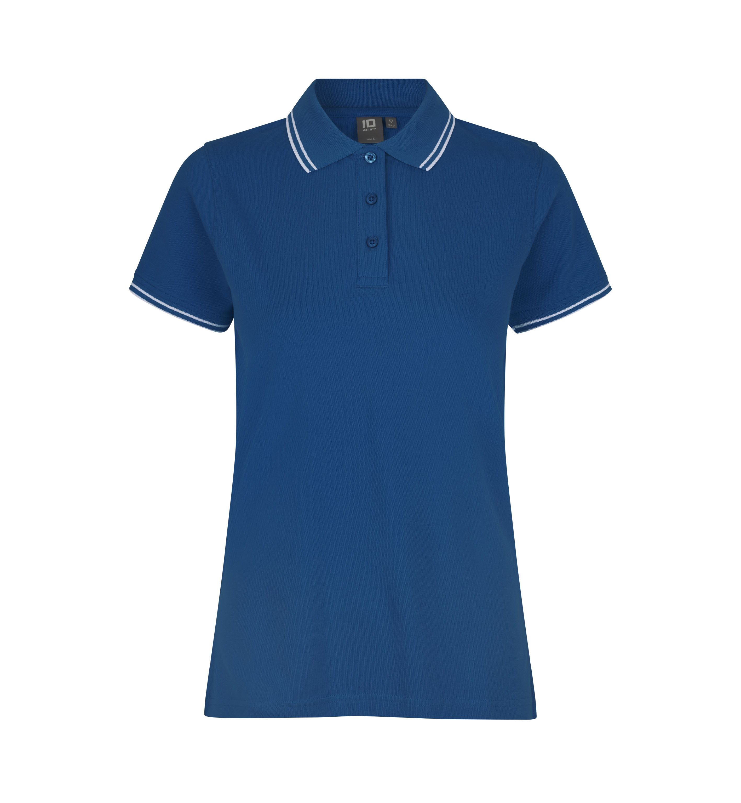 Kontrastowa koszulka polo | stretch | damska