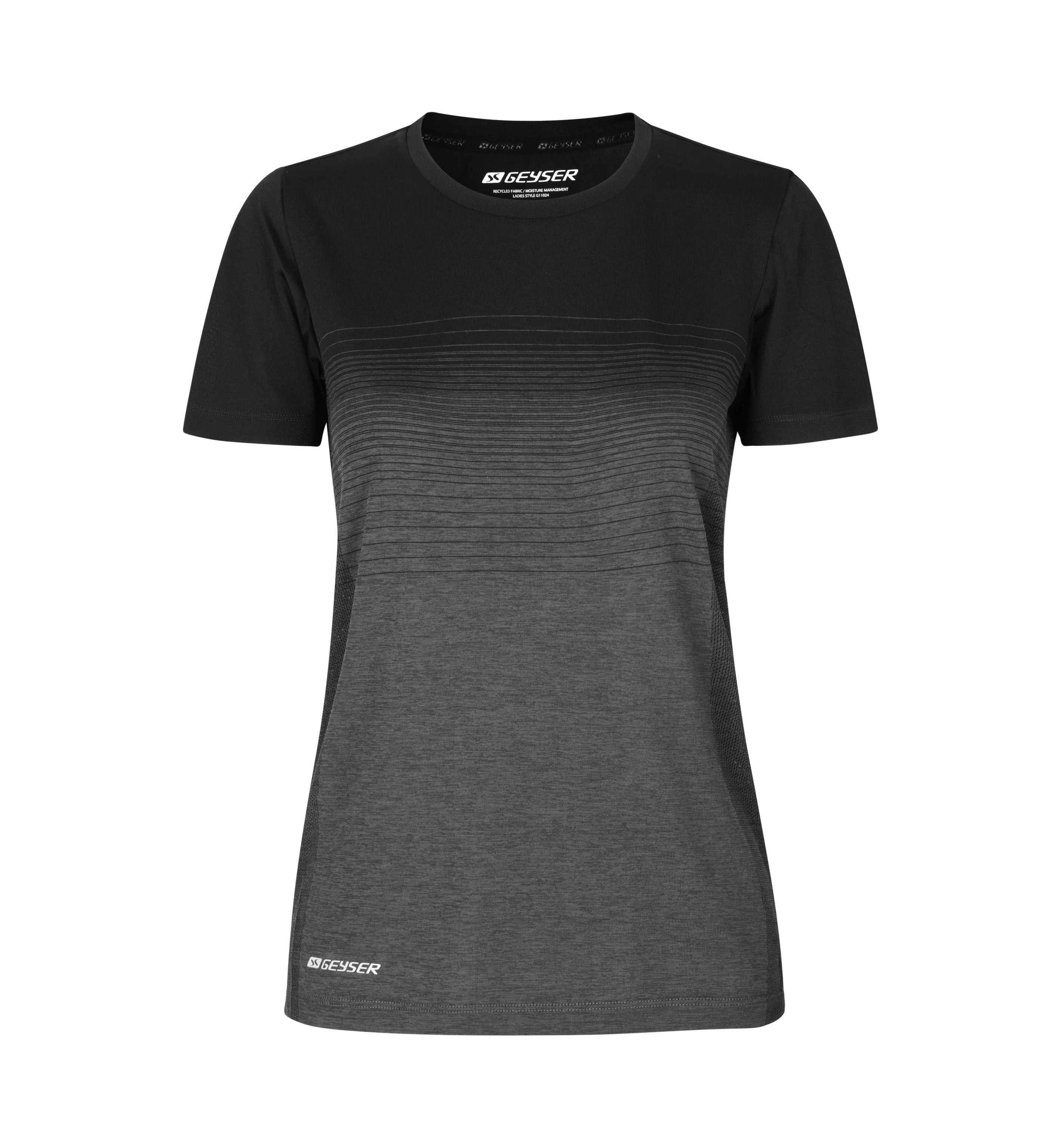 T-shirt GEYSER w paski | bezszwowy | damski