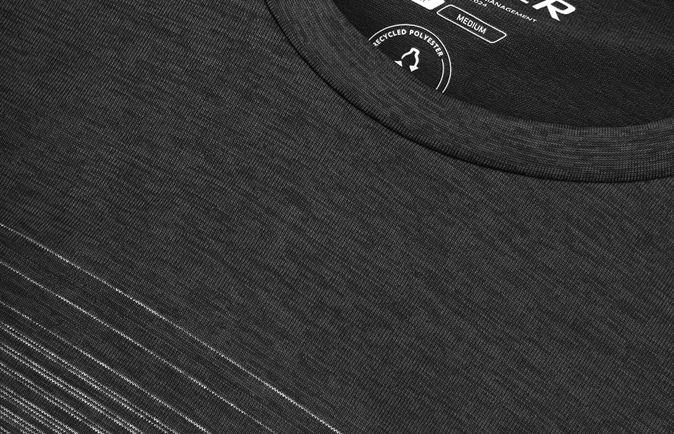 T-shirt GEYSER w paski | bezszwowy