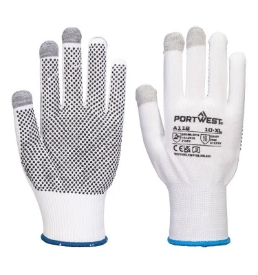 Grip 13 PVC Dotted Touchscreen Glove (Pk12)