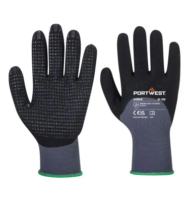 Grip 15 Nitrile Sandy 3/4 Palm Dotted Glove
