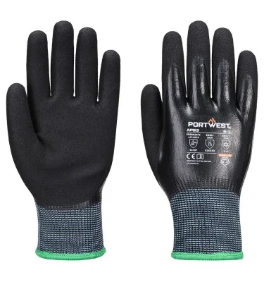 Cold F15 Nitrile Aqua Cut Glove