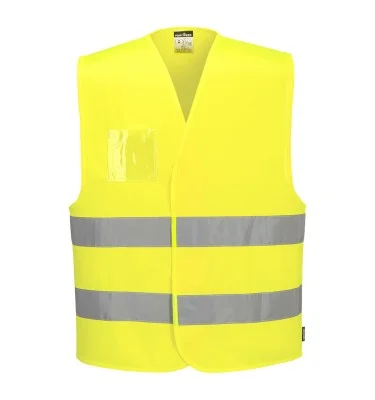 Hi-Vis Two Band Dual ID Holder Vest