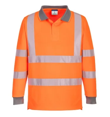 Eco Hi-Vis Polo Shirt L/S (6 Pack)
