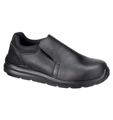 Composite Action Leather Slip On Shoes S3S SR FO