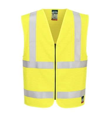 Bizflame Hi-Vis FR Zip Vest