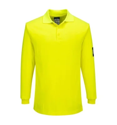 Modaflame Knit FR Long Sleeve Polo Shirt