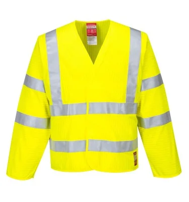 Bizflame Hi-Vis FR Long Sleeve Vest