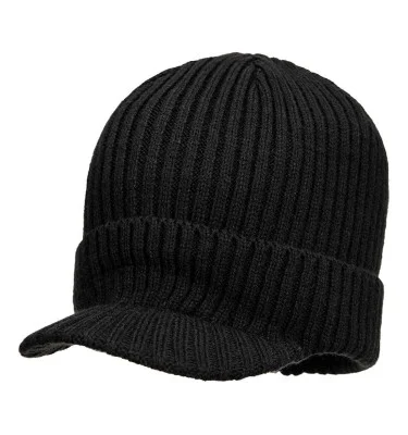 Beanie Hat with Peak