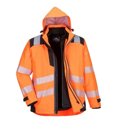 PW3 Hi-Vis 3-in-1 Jacket