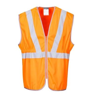 Hi-Vis Zip Long Length Vest