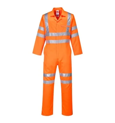 Hi-Vis Polycotton Service Coverall