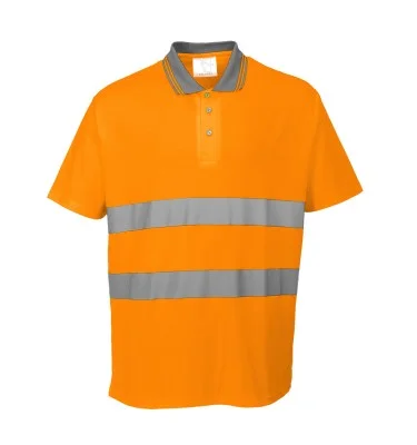 Hi-Vis Cotton Comfort Polo Shirt S/S