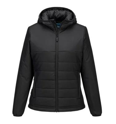 Professional Women's Hooded Insulated Baffle Jacket